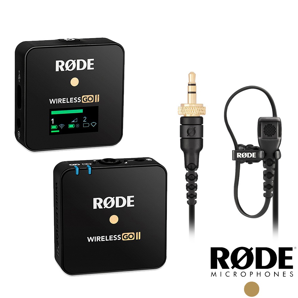 RODE Wireless GO II Single 無線麥克風1對1+Lavalier II領夾式小型 現貨 廠商直送