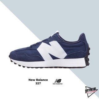 NEW BALANCE NB 327 休閒 深藍 白N 基本款 中性 MS327CPD【彼得潘】