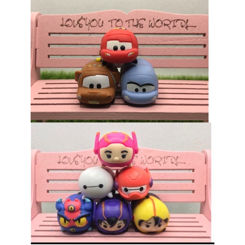 汽車總動員/麥坤/拖線/沙莉大英雄天團系列/哈妮雷夢/杯麵/蛋堡/費吉拉/賓田廣（中款）tsum