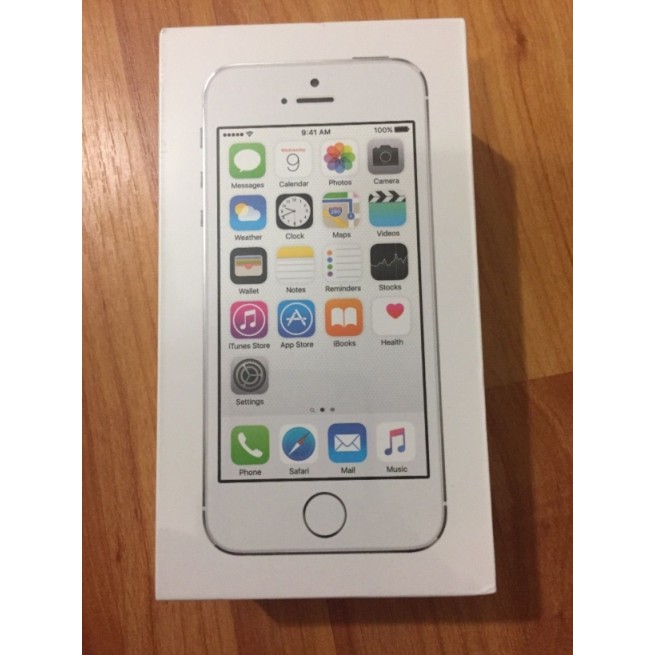 罕見！全新未拆封！白銀色【蘋果園】原廠盒裝 iPhone 5S 16GB 鎖卡機