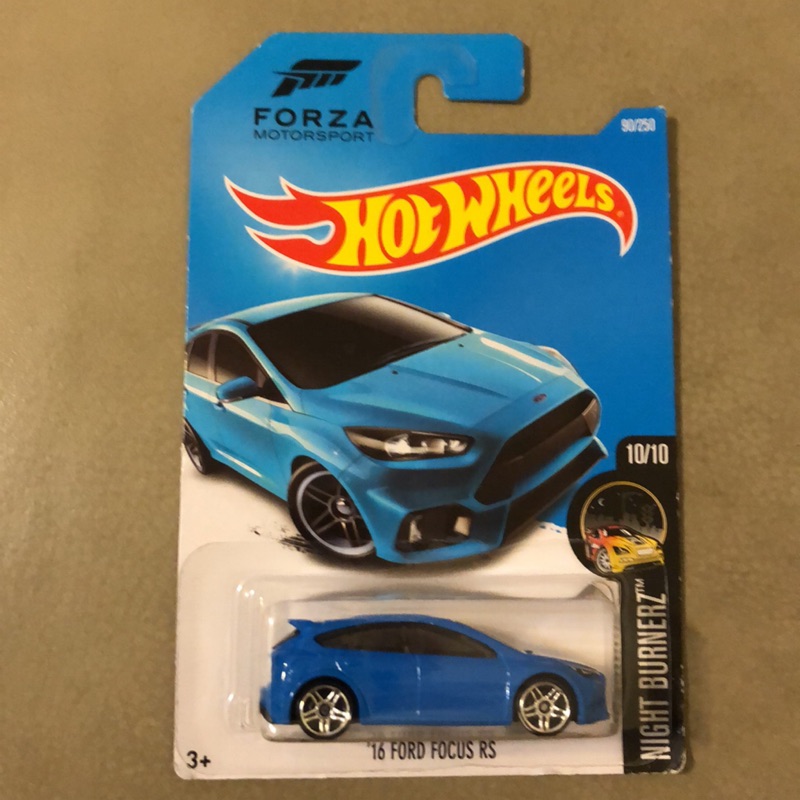 Hot Wheels 風火輪 ‘16 FORD FOCUS RS 藍FORZA