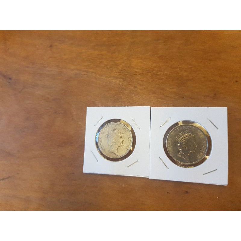 香港硬幣錢幣1989年5圓關門幣英屬希有絕版出清