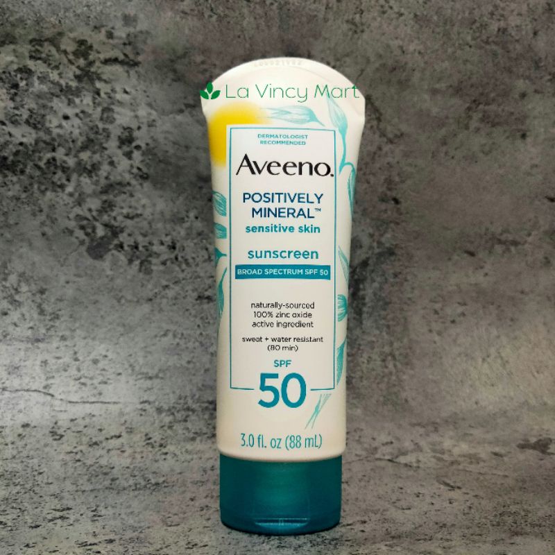 Aveeno 正礦物敏感肌膚防曬霜 SPF 50 88 毫升