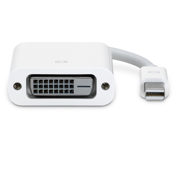 蘋果原廠Mini DisplayPort (亦相容Thunderbolt) 對 DVI 轉接器