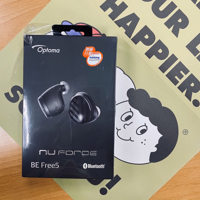 NuForce BE Free5 真無線藍牙耳機-黑色 全新