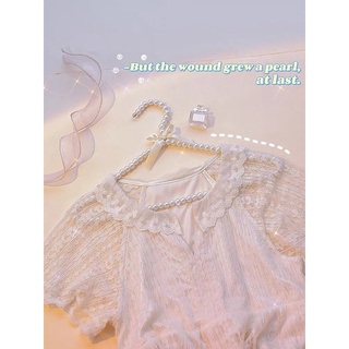現貨🔜出貨 臺灣出貨小仙女珍珠蝴蝶結衣架🎀白珍珠網美ins風衣架