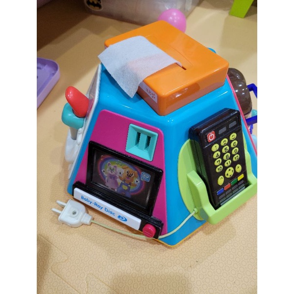 二手玩具-日本 People 新超級多功能七面遊戲機