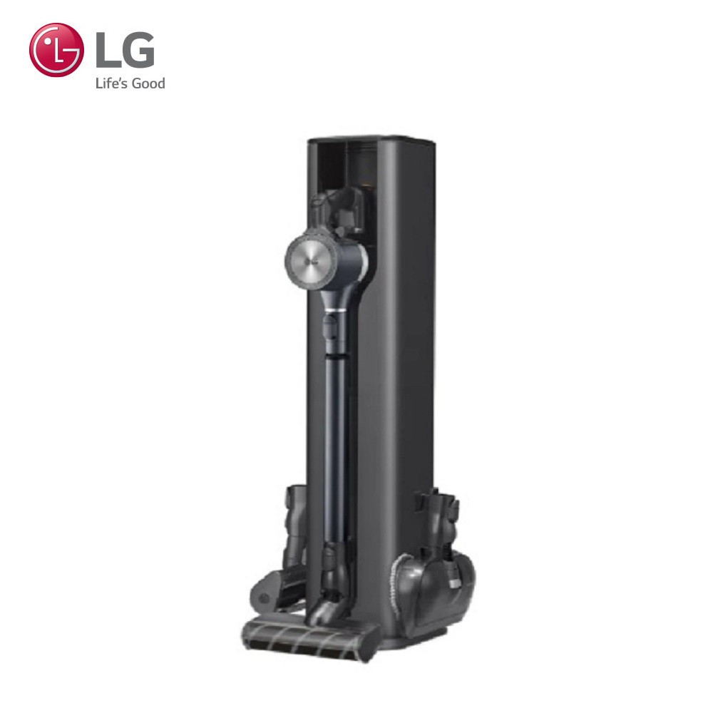 LG 樂金 A9T-MAX ALL-IN-ONE 濕拖無線吸塵器 夜幕灰 廠商直送
