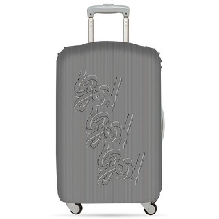 LOQI 行李箱外套【GO GO GO】行李箱保護套、防刮、高彈力