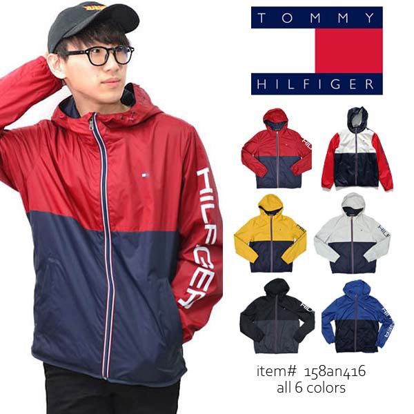 Tommy Hilfiger  M / L 零碼出清 男生連帽外套/防風外套/防潑水/風衣外套/ 衝鋒衣外套