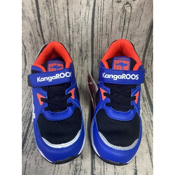 金英鞋坊-KangaROOS袋鼠 男童運動鞋KK91506藍（福利品）特價590元
