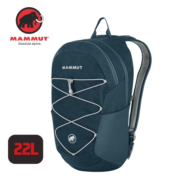 MAMMUT 長毛象 Xeron Flip 22L 休閒電腦背包〈黯寒青〉/後背包/背包/2510-02702/悠遊山水