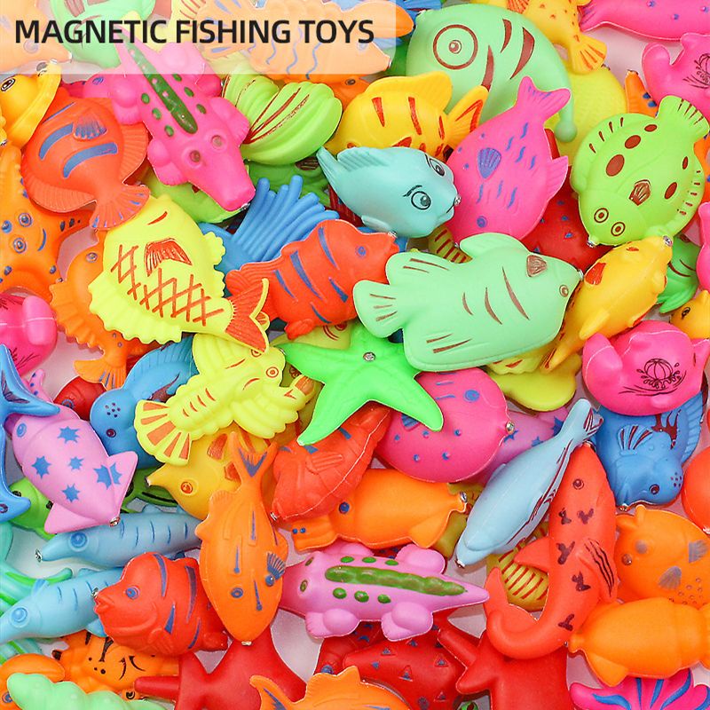 💕熊爸天下💕台灣現貨 磁鐵 釣魚玩具 兒童 釣竿 釣魚竿 撈魚玩具 玩具 小金魚 撈魚網 磁性釣魚 魚 洗澡玩具