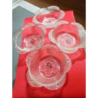 現貨！快速出貨！聖代 水果 冰淇淋碗 玻璃花朵造型碗 器皿
