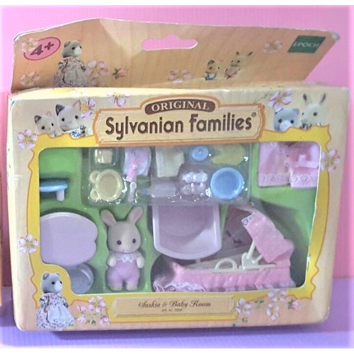 【Mika】森林家族 兔寶寶嬰兒房育嬰房組（盒損）Baby Room Sylvanian Families