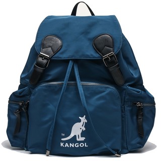 KANGOL 後背包 旅行包 拉鍊 抽繩 土耳其藍 迷你包 (布魯克林) 6955320182