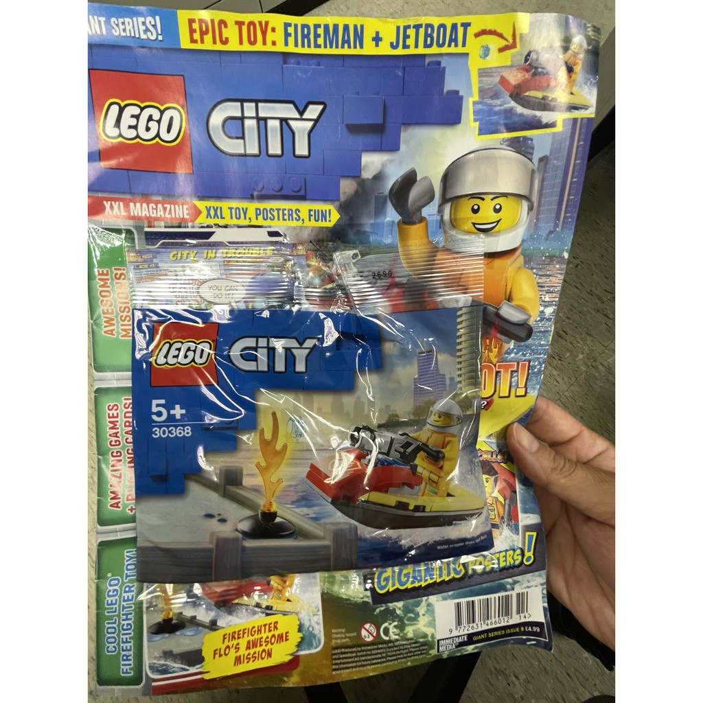 2021最新版 英文版 樂高Lego 城市系列 CITY 遊戲書 故事書 雜誌 漫畫 - 附人偶包