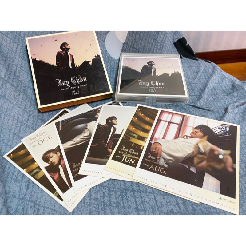 ✨周杰倫《11月的蕭邦》💫CD+DVD+月曆卡+歌詞本💥