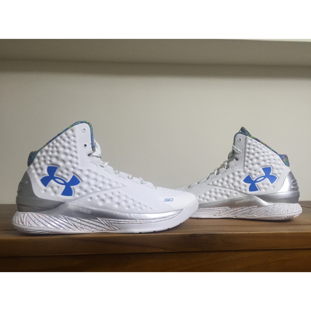 【全新品】金洲勇士 CURRY 1 UA UNDER ARMOUR 聖誕節配色【US 8.5】