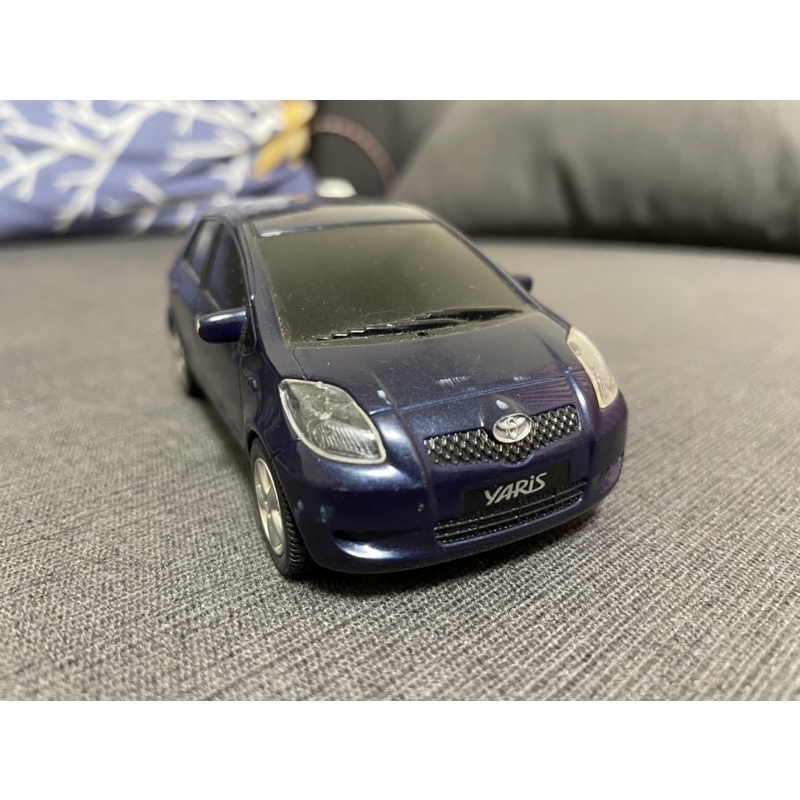 Toyota Yaris 原廠模型 迴力車 1/32 稀少深藍色 模型車