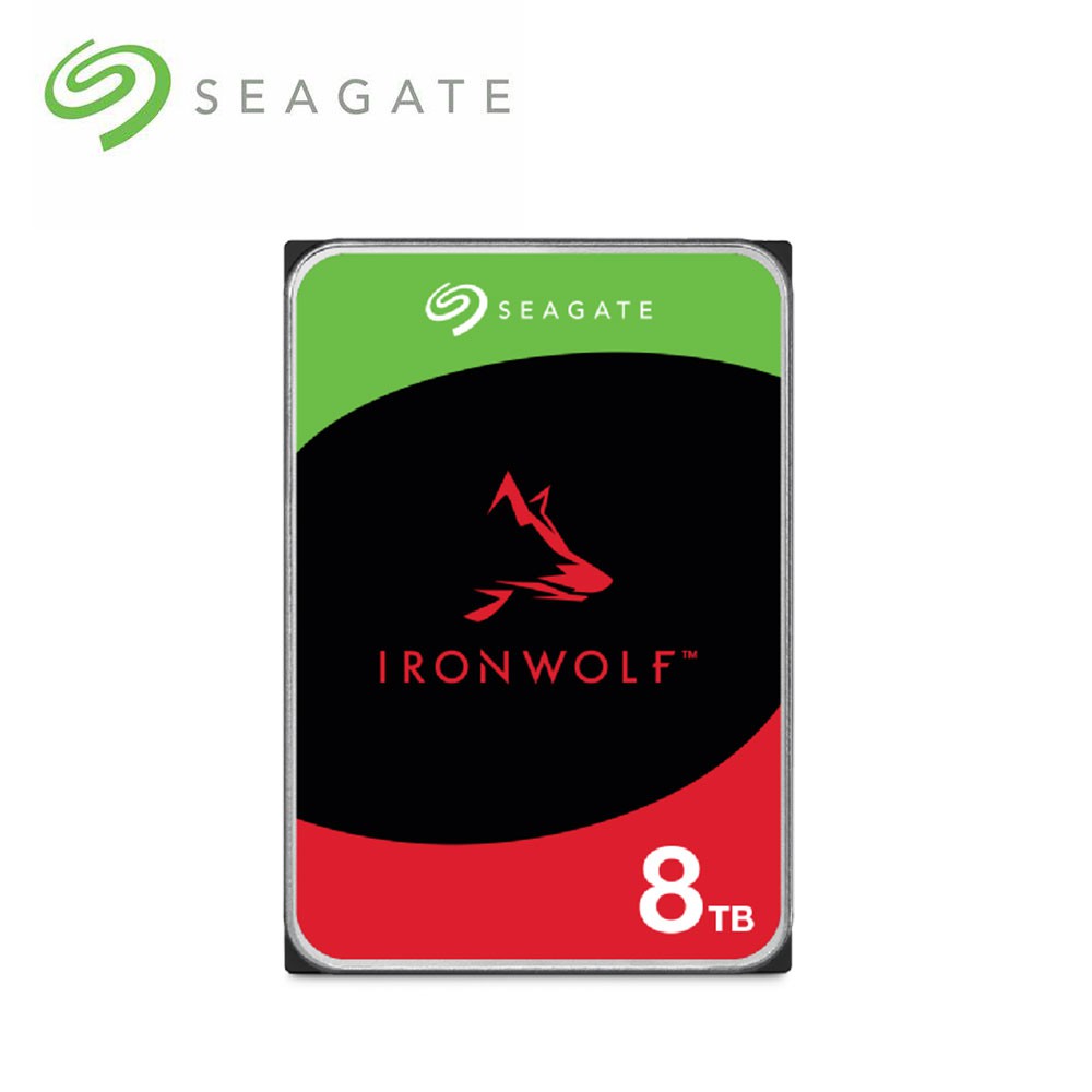 Seagate IronWolf 8TB NAS專用硬碟 （ST8000VN004）（三年資料救援） 現貨 廠商直送