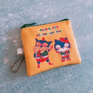 蠟筆小新 Hello kitty 聯名 零錢包
