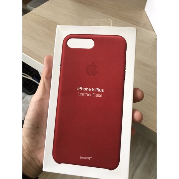 [全新] Apple iPhone8 plus 原廠皮革保護殼 相容iPhone7 plus