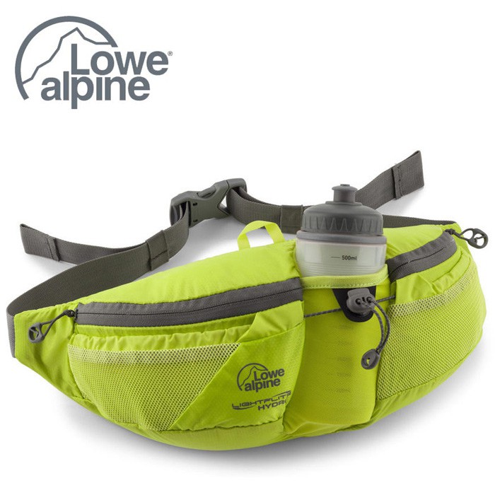【Lowe Alpine 英國】Lightflite Hydro 水壺背包 輕量透氣跑步腰包 青蘋綠 (FAD35)