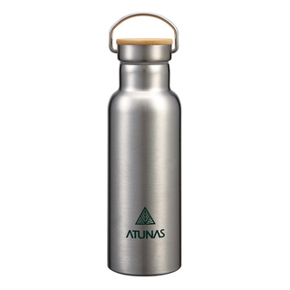 【ATUNAS】A1KTBB06N 不鏽鋼運動真空保溫瓶 500ML 銀色 運動水壺 真空保溫瓶 雙層真空