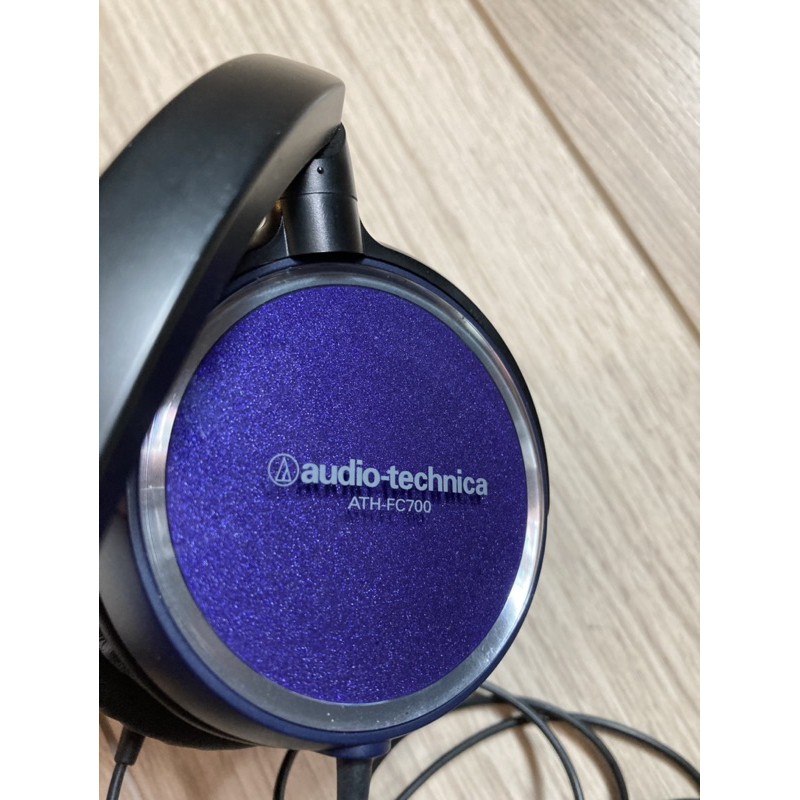 [二手] 正版audio-technica鐵三角 (ATH-FC700)紫黑色有線耳罩式耳機