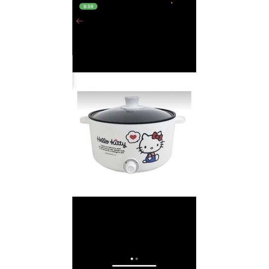 kitty多功能料理鍋（7-11福袋拆賣）白色