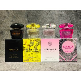 ~歐巴&歐尼~VERSACE 凡賽斯 水晶系列 香戀 絕對香戀 黃鑽 星夜女性淡香水 5ml 小香