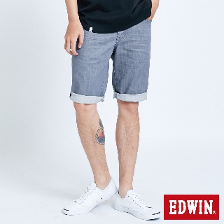 EDWIN 503 五袋牛仔短褲(灰色)-男款
