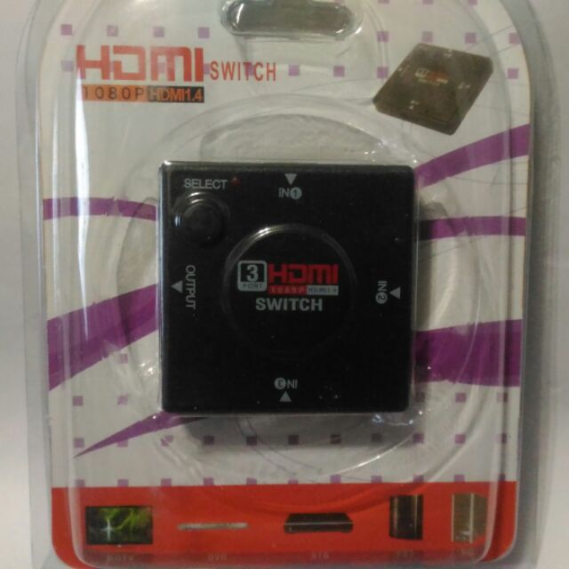 二手 新版支援1.4 非舊版 HDMI 分配器 切換器 3進1出 三進一出 HUB