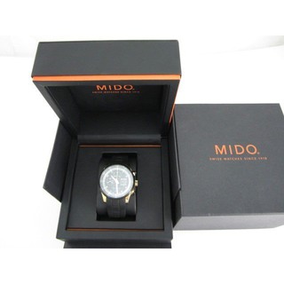 MIDO M0056143705709 Multifort 先鋒系列極速黑金計時腕錶*(FK133)