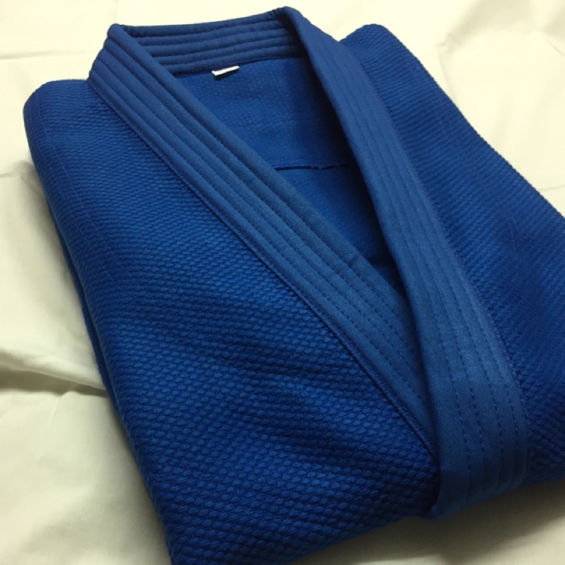 濟武：高級藍色雙層（厚）柔道服/巴西柔術衣