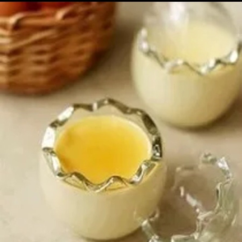 玻璃蛋殼布丁瓶/蠟燭座