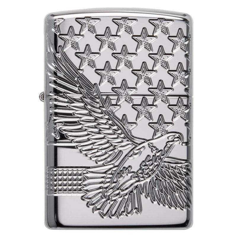 Zippo Armor High Polish Chrome-Multi Cut 防風打火機 現貨 廠商直送