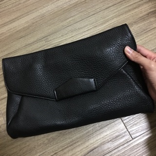 現貨 日本 真皮 兩用鍊帶包 手拿包 信封包 肩揹