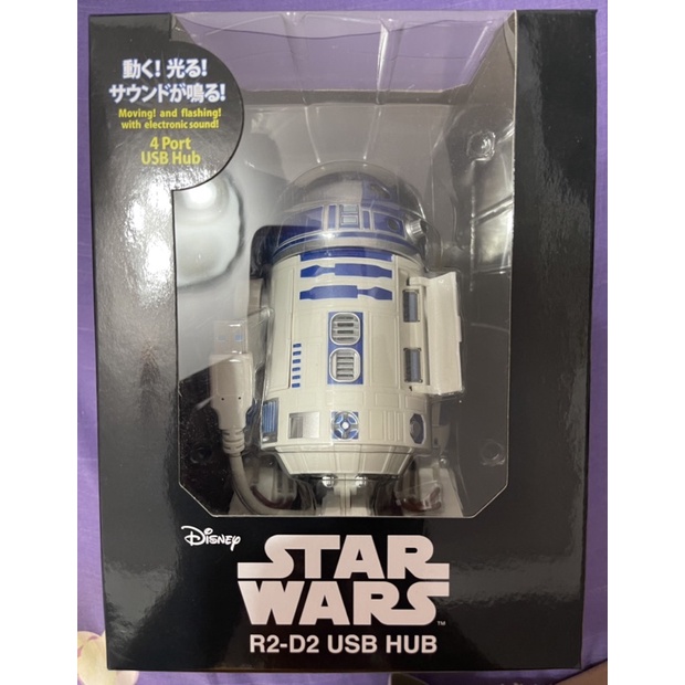 全新 Star Wars 星際大戰 R2-D2 R2D2 4-Port USB 3.0 頭會動 亮燈 發聲