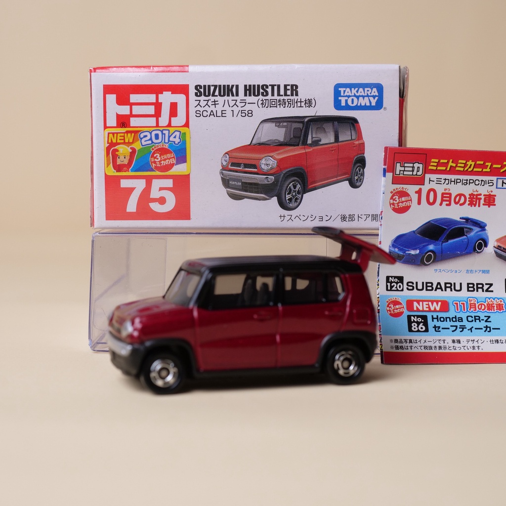 TOMICA 75 SUZUKI HUSTLER 初回 有新車貼 多美小汽車