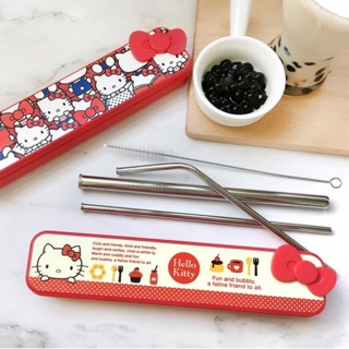 7-11 hello kitty不鏽鋼吸管組 環保吸管