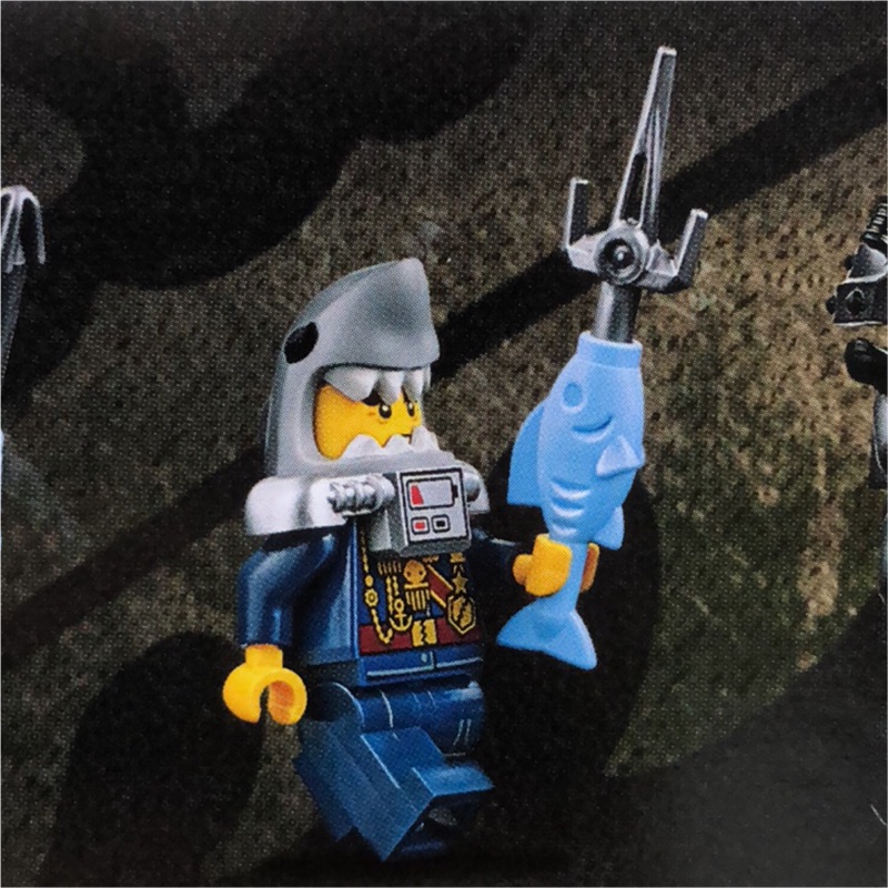 【台中翔智積木】LEGO 樂高 忍者系列 70631 General#1 鯊魚人 附武器(njo381)
