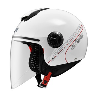 【全館免運】 ASTONE CJ500 素色 輕量 3/4 半罩式 安全帽 內墨鏡 內襯可拆洗
