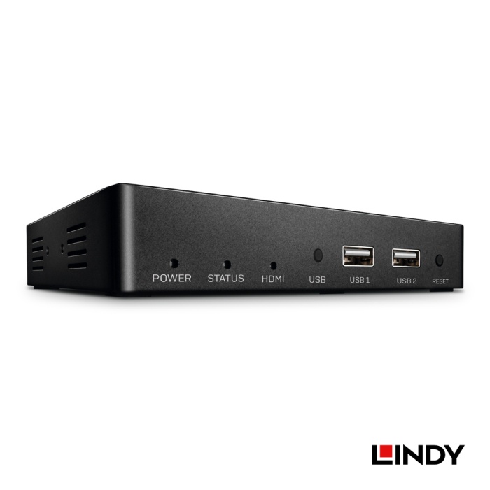 LINDY 林帝 HDMI KVM OVER IP 4K/30HZ影音延長器-RX接收端 (38265)