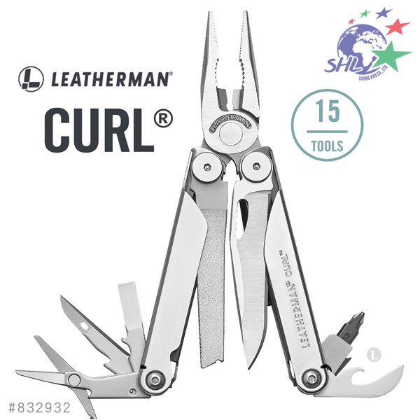 Leatherman CURL 工具鉗 / 經典15用 / 台灣公司貨25年保固 / 832932【詮國】