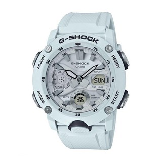 【聊聊私訊甜甜價】【CASIO 卡西歐】G-SHOCK 碳纖維防護雙顯手錶(GA-2000S-7A)