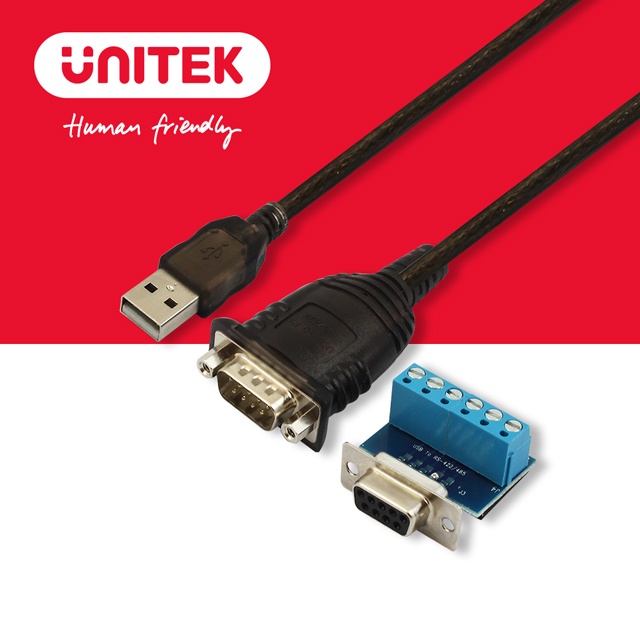 UNITEK 優越者USB轉RS422+RS485串口轉接線  (Y-1082)