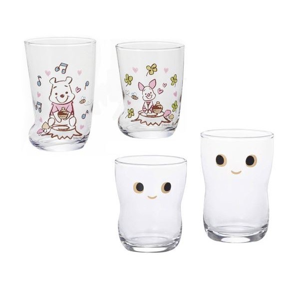 【日本ADERIA】 可愛造型玻璃杯4件組《WUZ屋子》超值組合
