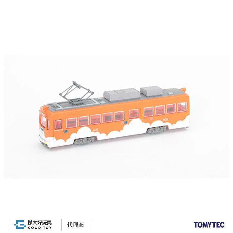 TOMYTEC 315452 鐵道系列 阪堺電車 MO 501形 505號車 (雲形橙色)